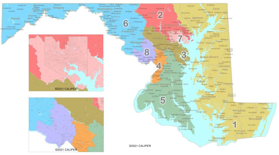 Maryland Legislators Expected To Decide This Week On Proposed Congressional Map