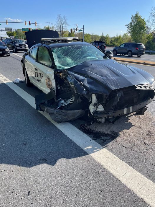 Frederick County Sheriff’s Deputy Injured In Vehicle Crash
