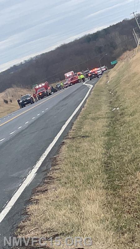 One Occupant Ejected During A Vehicle Crash Near New Market